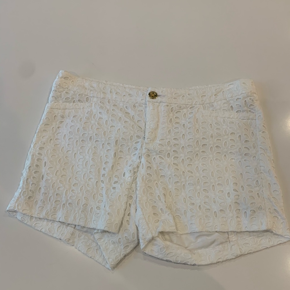 Lilly Pulitzer, white shorts
